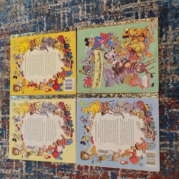 Little Golden Book Vintage Sesame Street Hardback Books Set of 4 - Picture 4 of 9